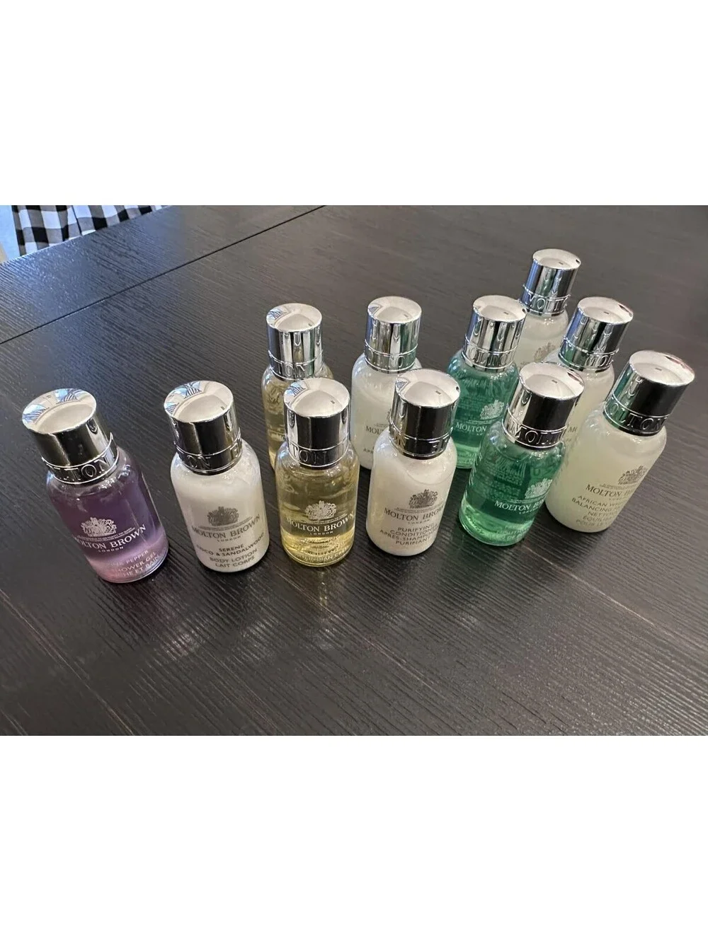 Molton Brown London Travel Size Toiletries Lot 11pc Shampoo Body Wash Lotion New